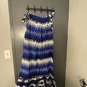 Dress in african wax style